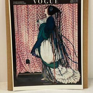 Vogue Fashion Vintage Art Print Art Nouveau